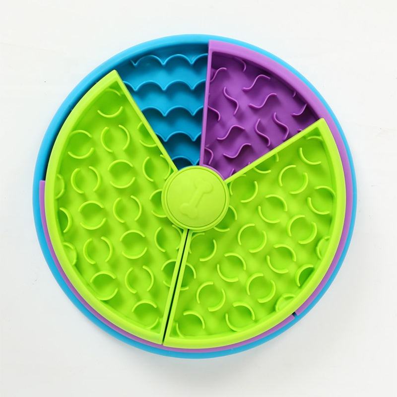 Slow feeder dog bowl — Green