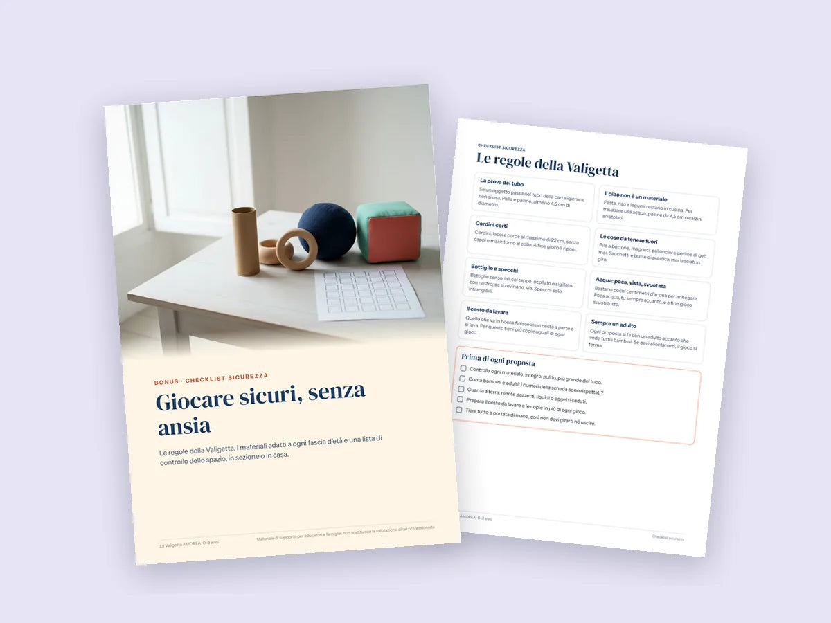 Bonus Checklist sicurezza: copertina e una pagina