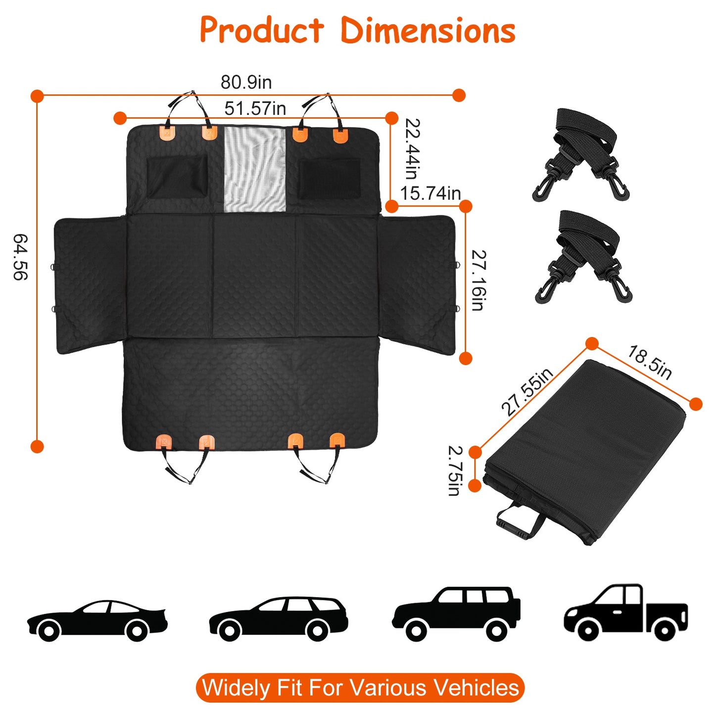 Amorea gallery 2026-07-14:1:dog-car-hammock — Black