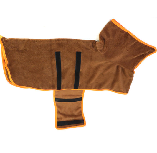 Microfiber Dog Drying Coat for Baths & Rain — supplier view 2