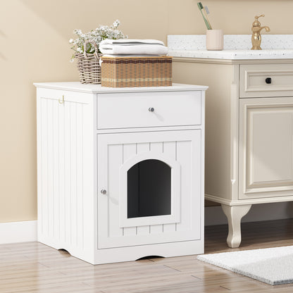 Amorea gallery 2026-07-14:1:litter-box-enclosure — White