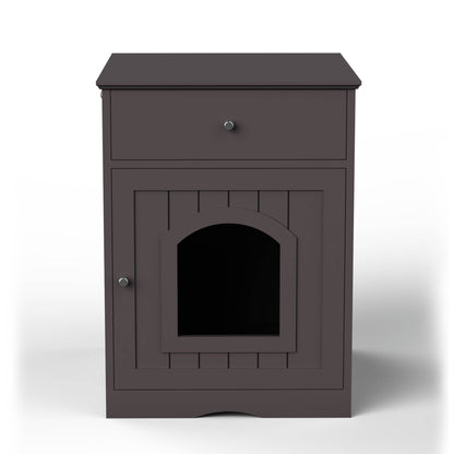 Amorea gallery 2026-07-14:1:litter-box-cabinet — Brown