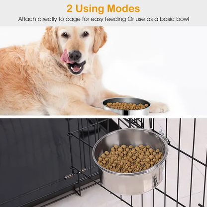 Amorea gallery 2026-07-14:2:hanging-dog-bowl-for-crate — M
