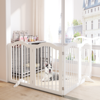 Amorea gallery 2026-07-14:4:wooden-dog-gate — White