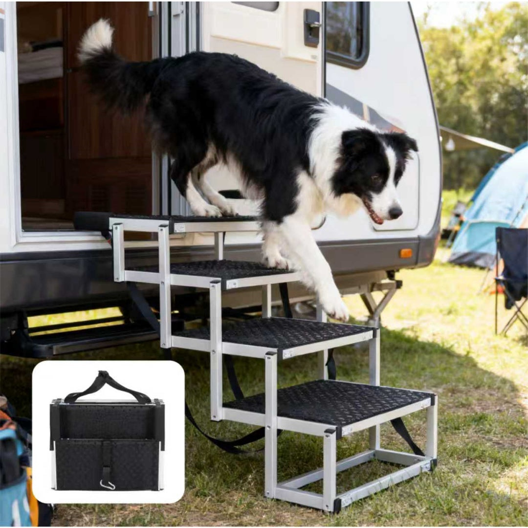 Dog ramp for car — Black
