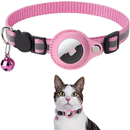 Airtag dog collar holder — Pink