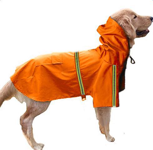 Water-Resistant Reflective Dog Raincoat — supplier view 2