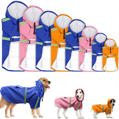 Water-Resistant Reflective Dog Raincoat — supplier view 6