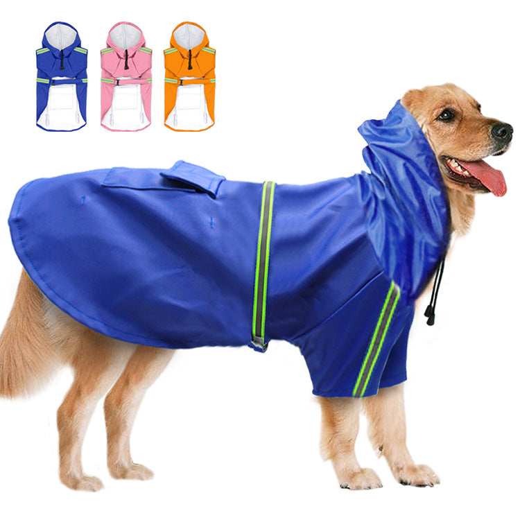 Water-Resistant Reflective Dog Raincoat — supplier view 5