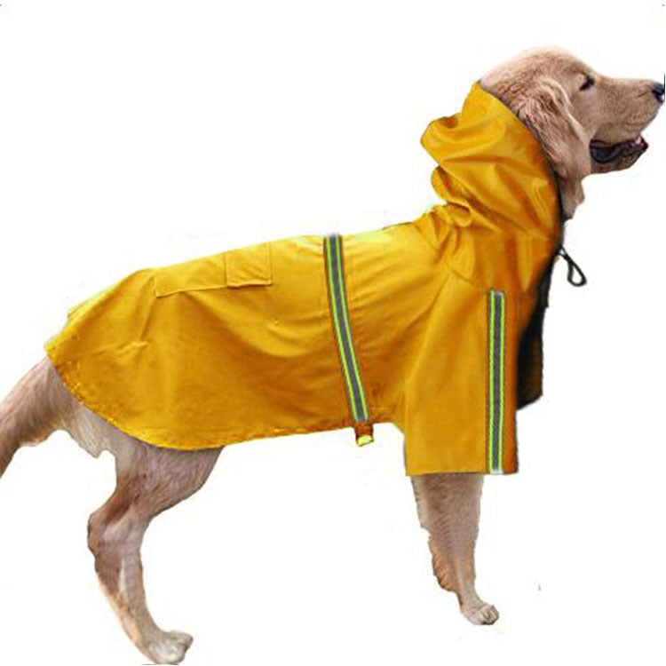 Water-Resistant Reflective Dog Raincoat — supplier view 4