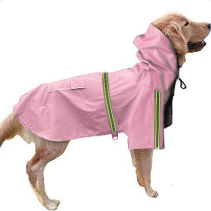Water-Resistant Reflective Dog Raincoat — supplier view 3