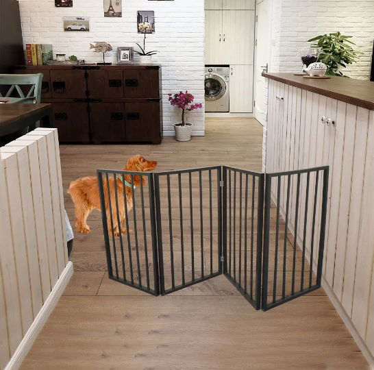 Amorea gallery 2026-07-14:3:dog-gate-for-doorway — Dark Brown