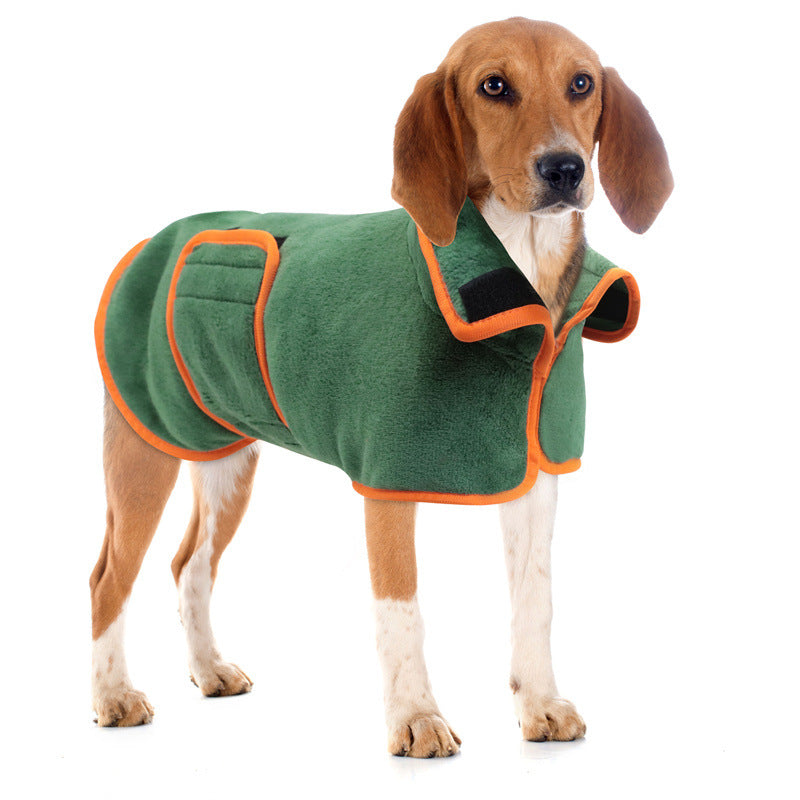 Microfiber Dog Drying Coat for Baths & Rain — supplier view 7