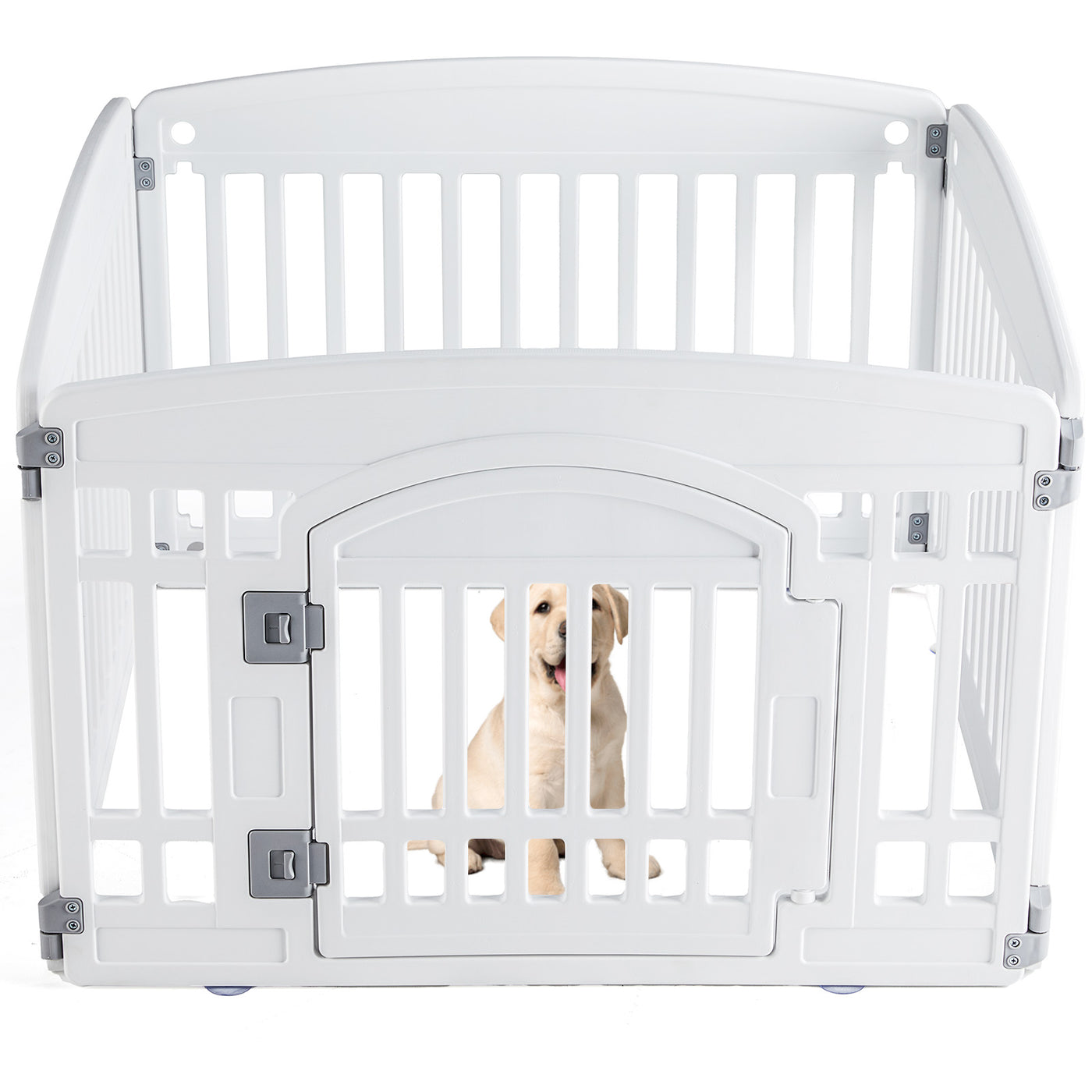 Indoor dog playpen — White4Panel