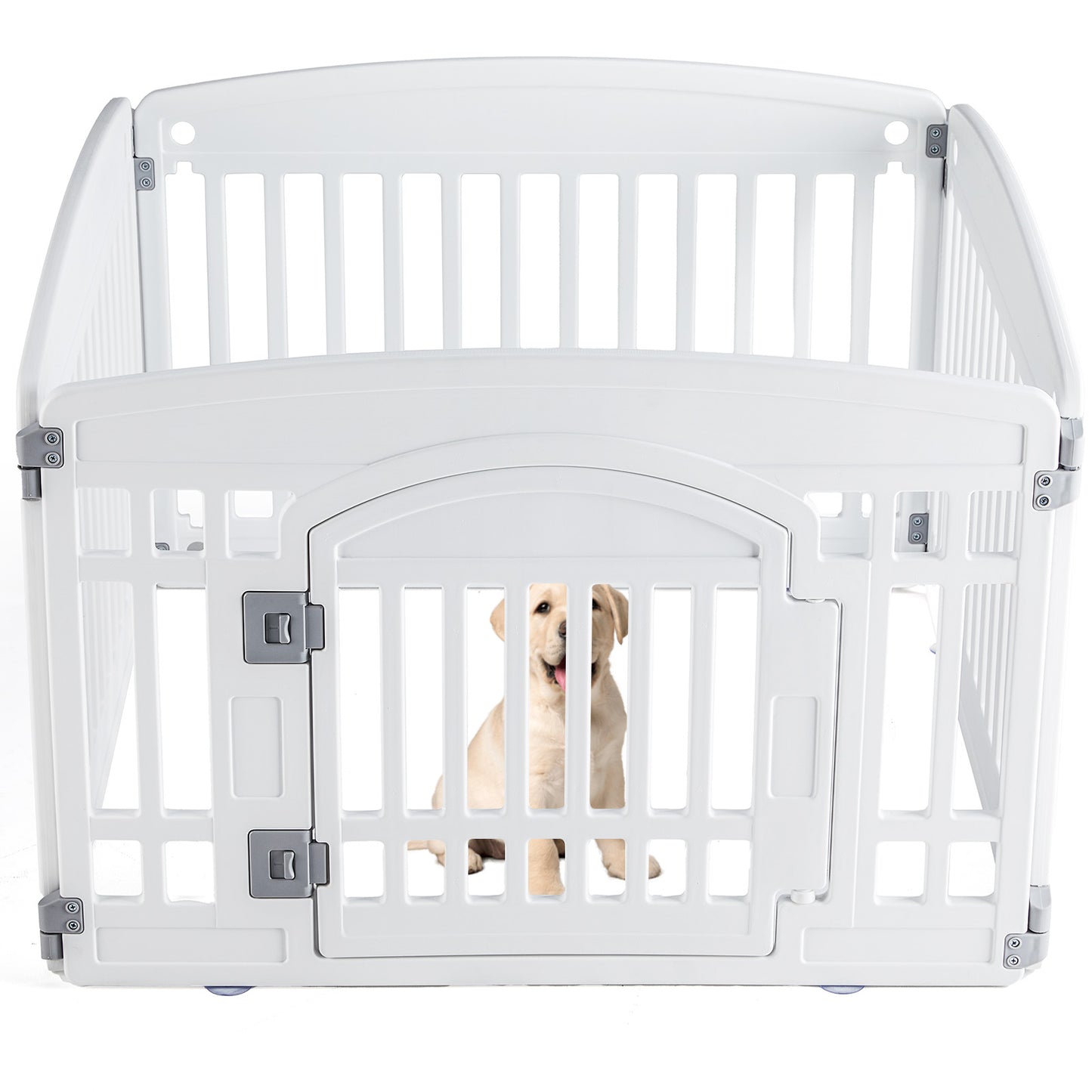 Indoor dog playpen — White4Panel