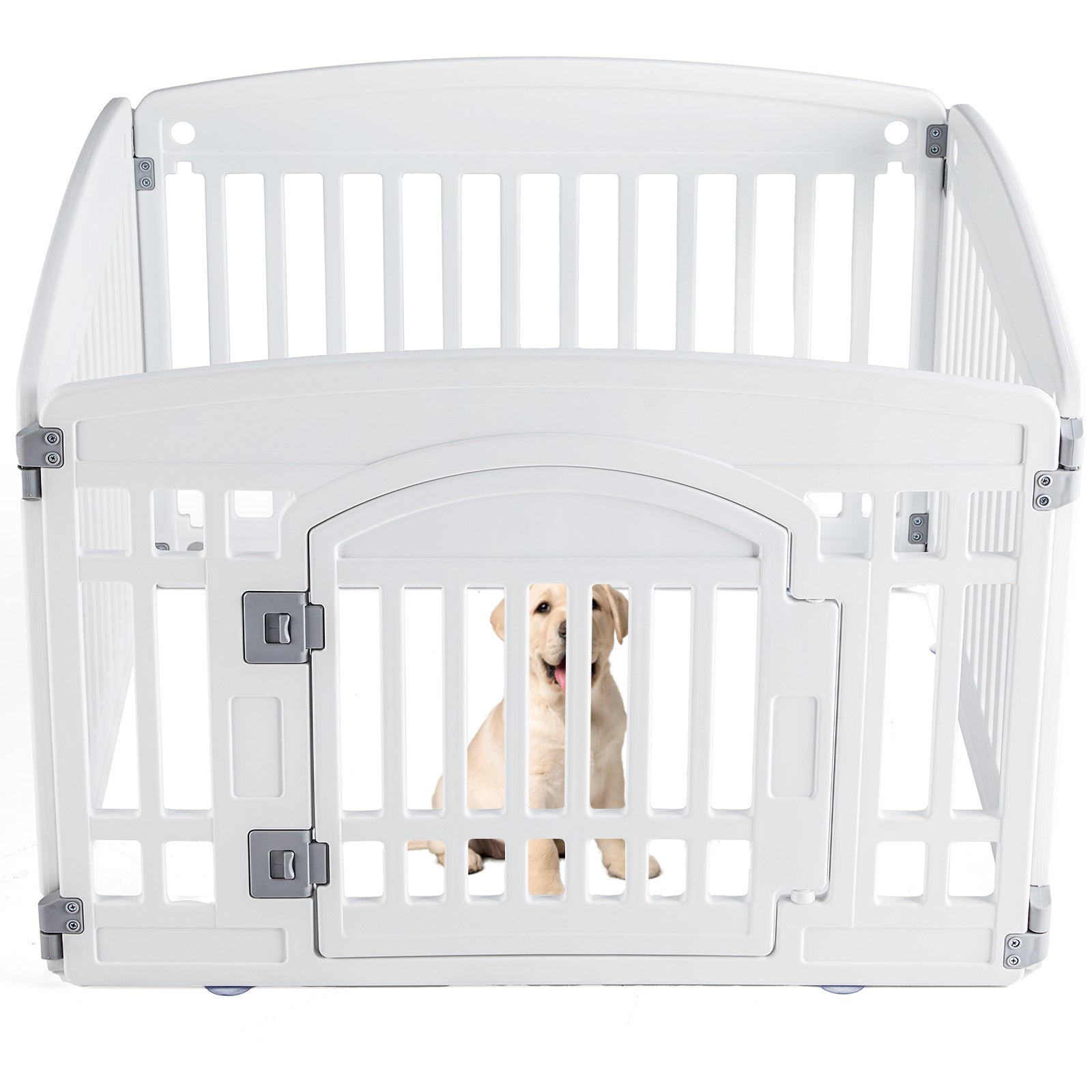 Indoor dog playpen — White4Panel