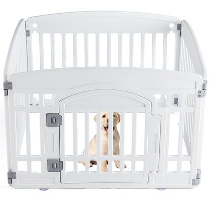 Indoor dog playpen — White4Panel