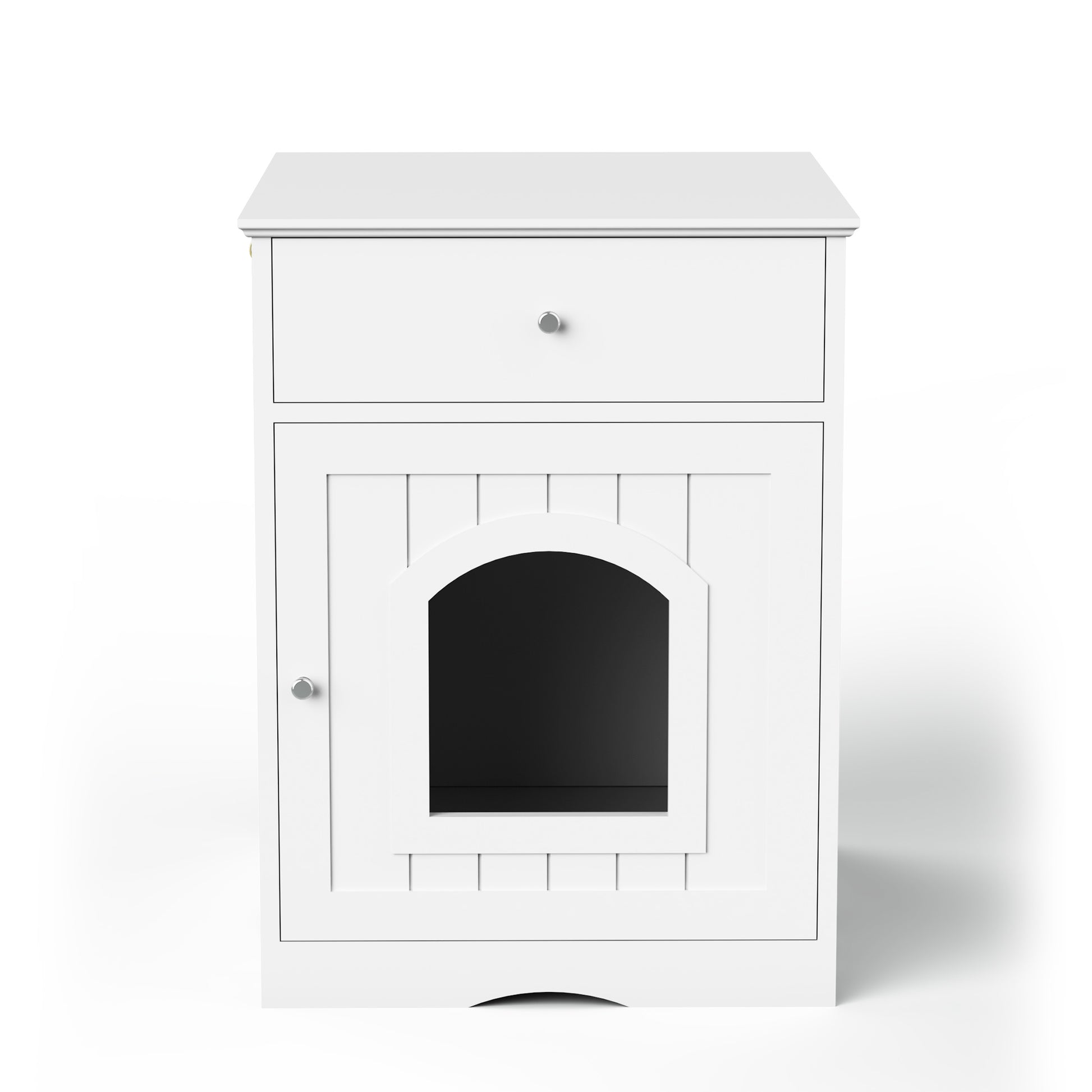 Amorea gallery 2026-07-14:3:litter-box-enclosure — White