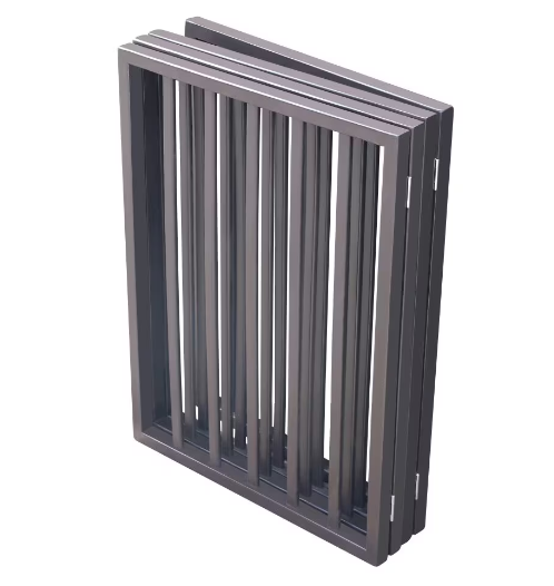 Dog gate for doorway — Dark Brown