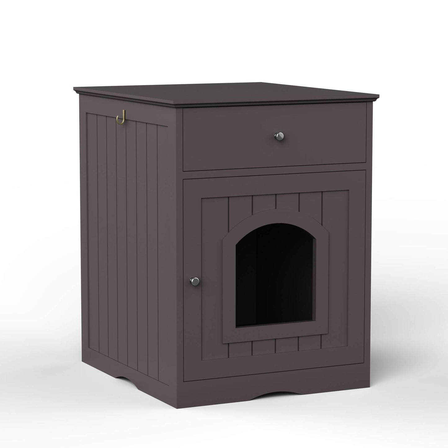Litter box cabinet — Brown