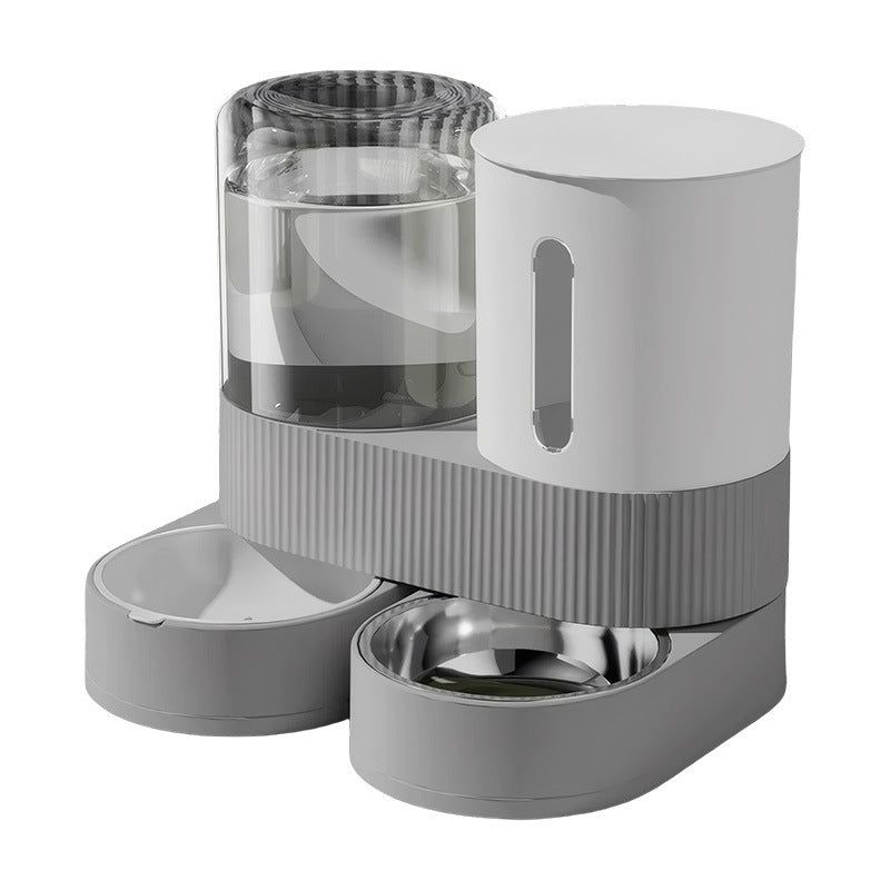 Gravity Cat Feeder & Water Dispenser Set — exact supplier product view