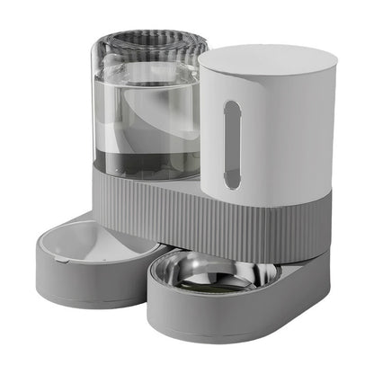 Gravity Cat Feeder & Water Dispenser Set — exact supplier product view