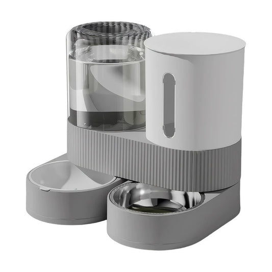 Gravity Cat Feeder & Water Dispenser Set — exact supplier product view