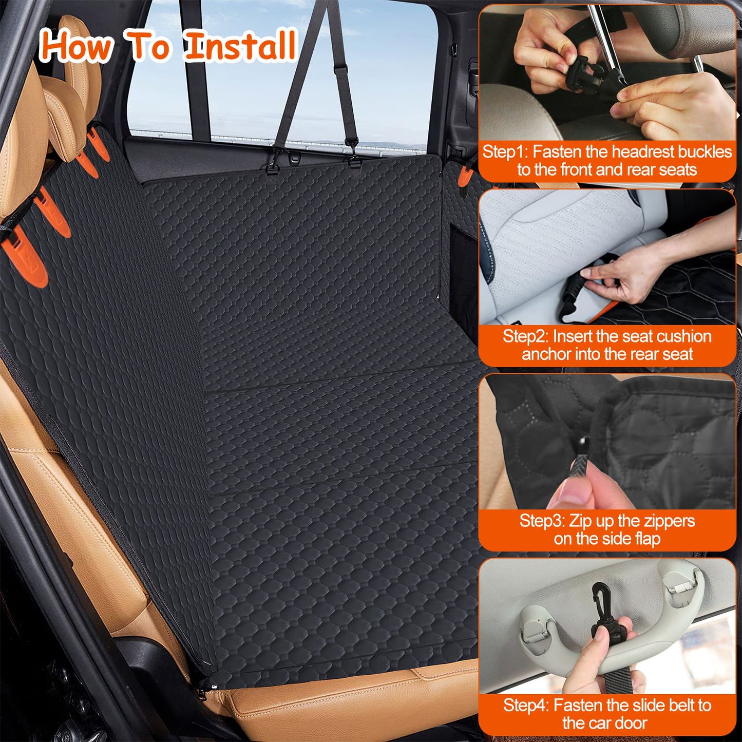 Amorea gallery 2026-07-14:9:dog-car-hammock — Black