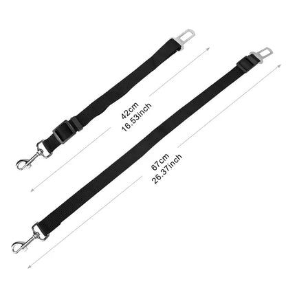 Amorea gallery 2026-07-14:8:dog-seat-belt-harness — Black