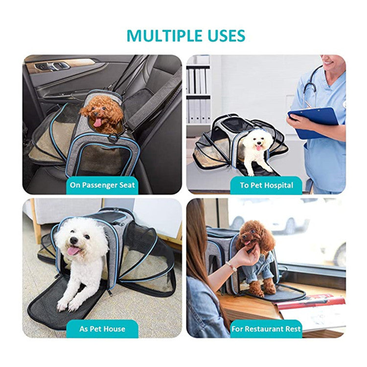 Expandable Soft-Sided Pet Carrier for Travel — supplier view 3