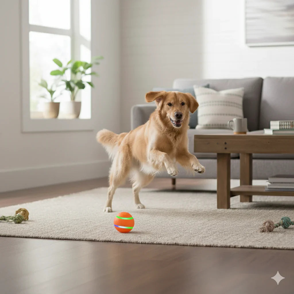 Self-Rolling Pet Ball by Amorea — product image 1