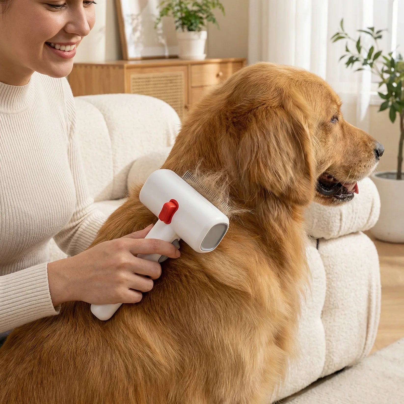 2-in-1 Pet Grooming Brush by Amorea — product image 6