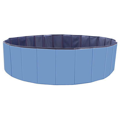 Foldable dog pool — 1Pc Blue