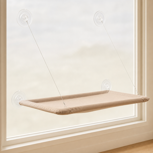 Cat Window Perch for Elevated Indoor Rest — clean installed product view