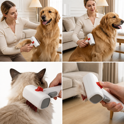2-in-1 Pet Grooming Brush by Amorea — product image 2
