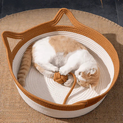 Woven Cat Basket Bed by Amorea — product image 4