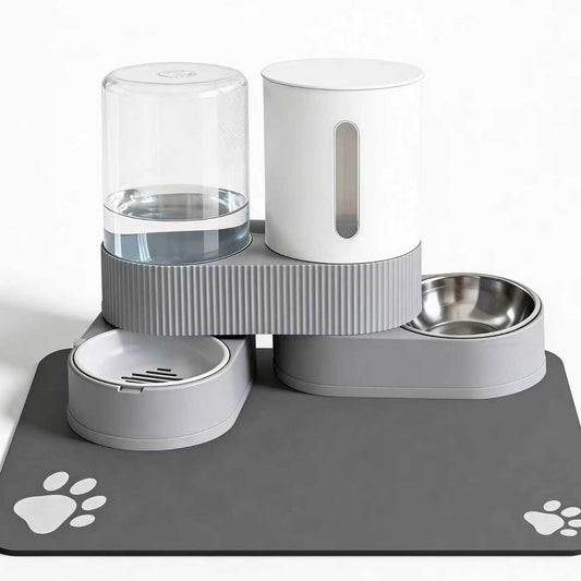 Gravity Cat Feeder & Water Dispenser Set — supplier view 2