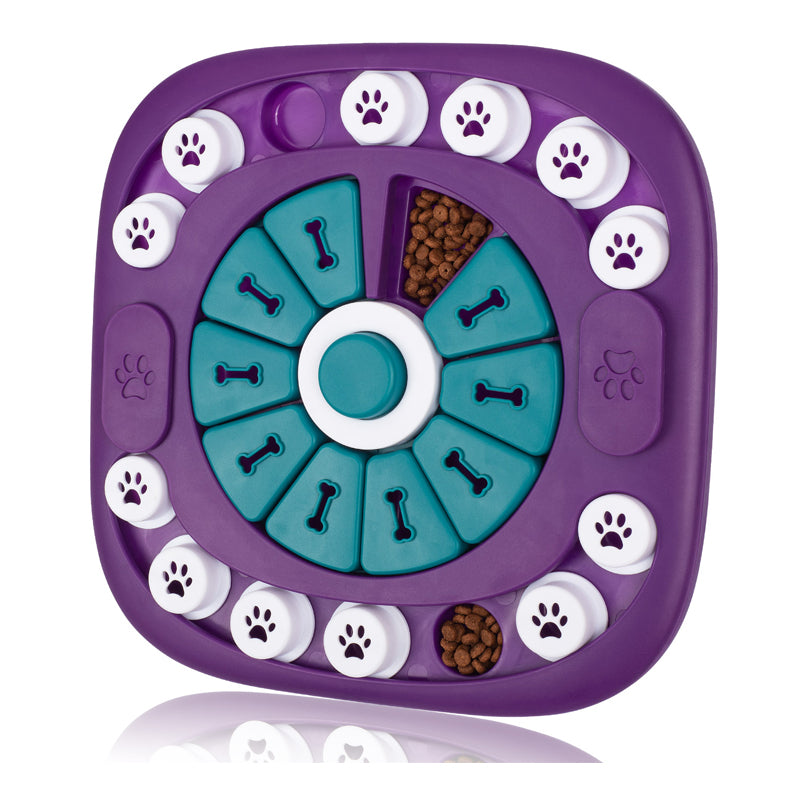 Dog puzzle toy — Purple