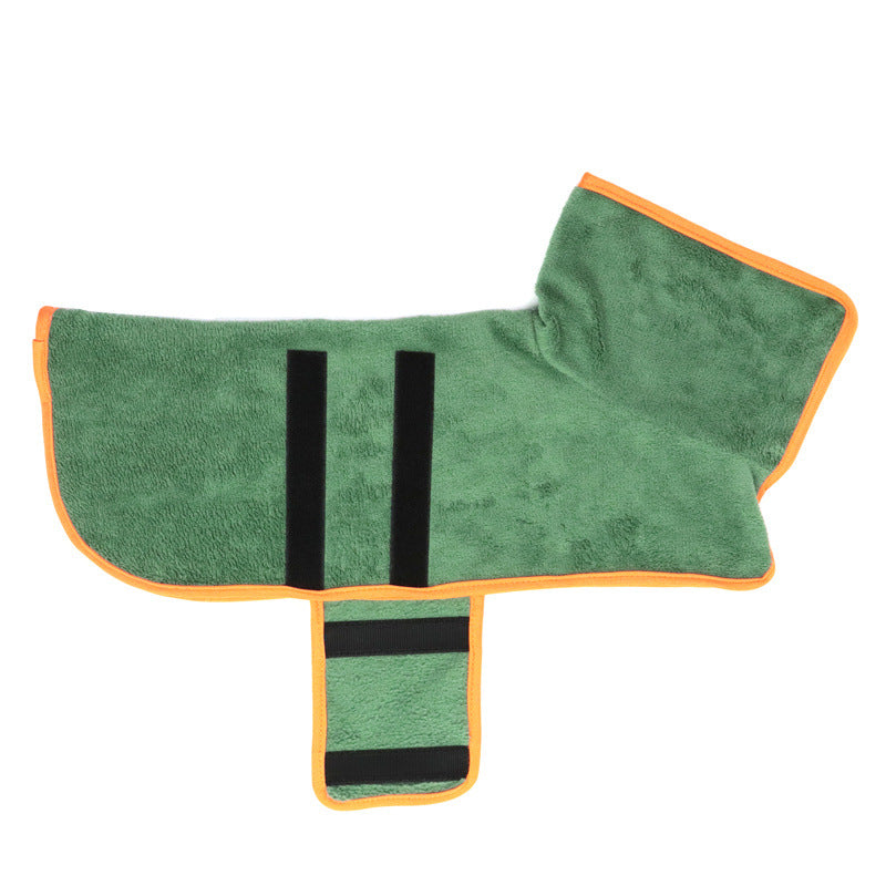 Microfiber Dog Drying Coat for Baths & Rain — supplier view 4