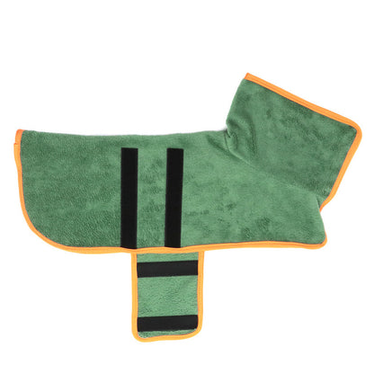 Microfiber Dog Drying Coat for Baths & Rain — supplier view 4