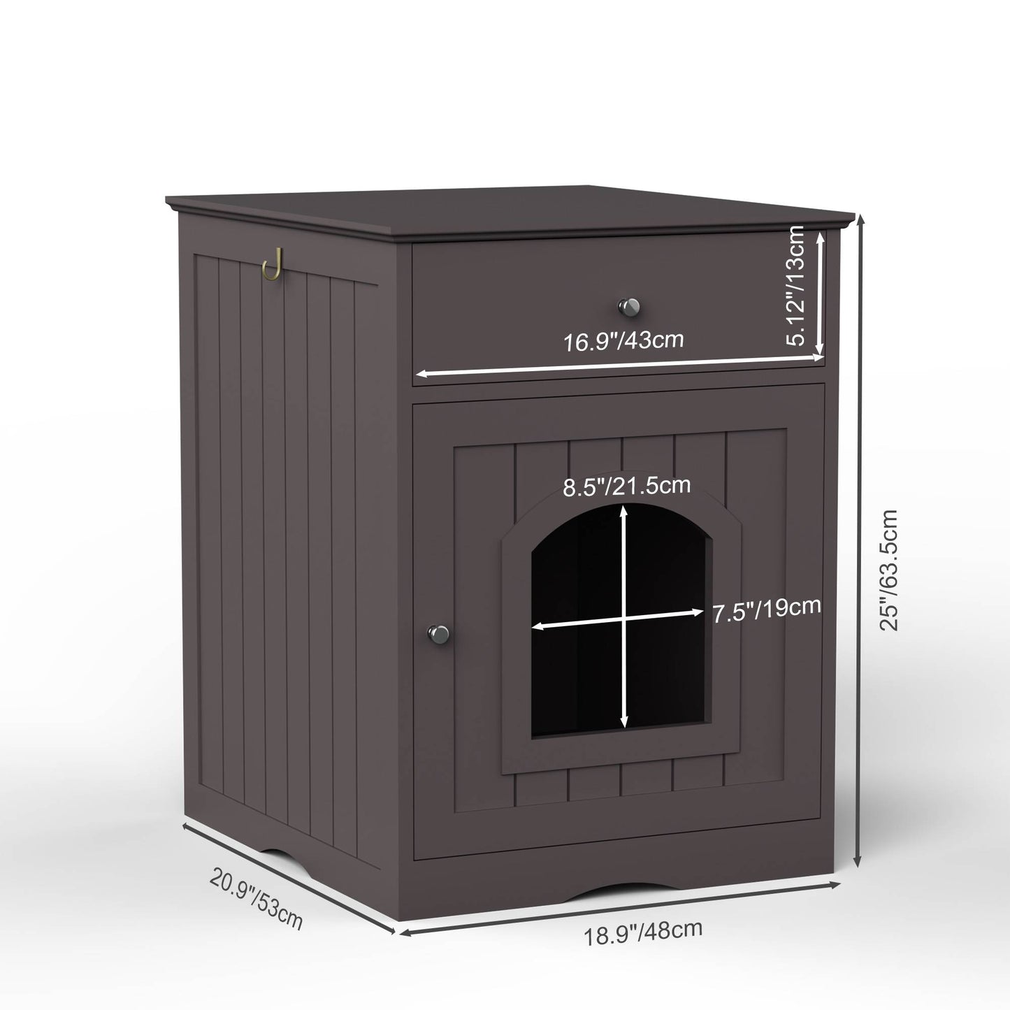 Amorea gallery 2026-07-14:8:litter-box-cabinet — Brown