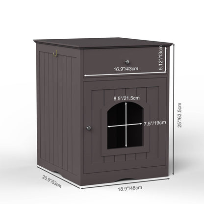 Amorea gallery 2026-07-14:8:litter-box-cabinet — Brown