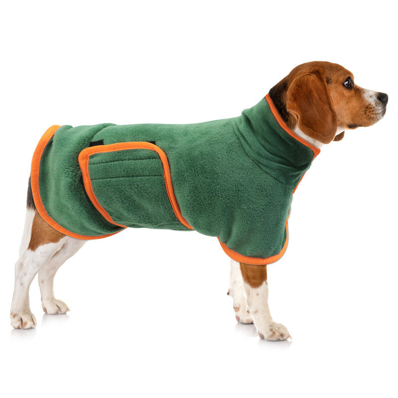 Microfiber Dog Drying Coat for Baths & Rain — supplier view 6