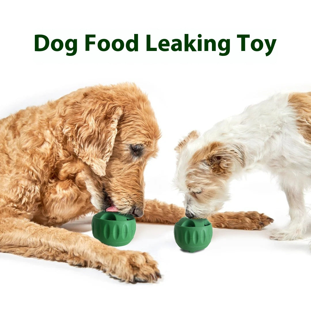 Amorea gallery 2026-07-14:4:dog-treat-dispensing-toy — Slow Food Ball Green