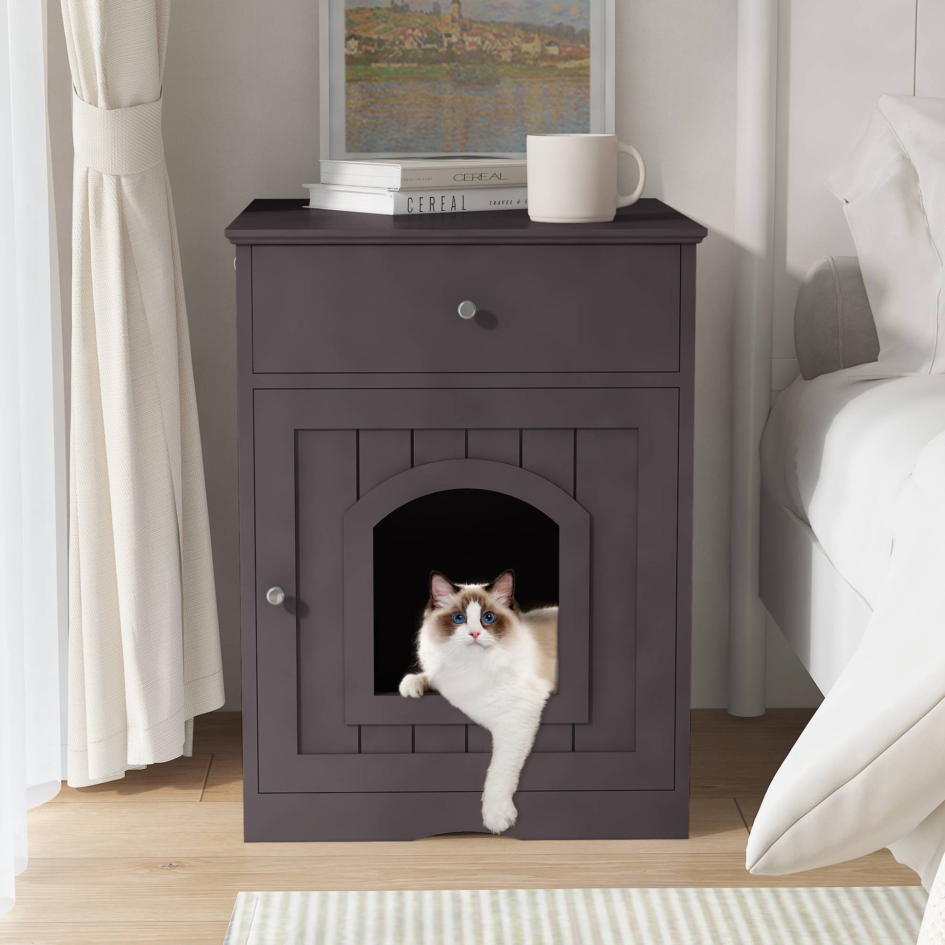Amorea gallery 2026-07-14:10:litter-box-cabinet — Brown