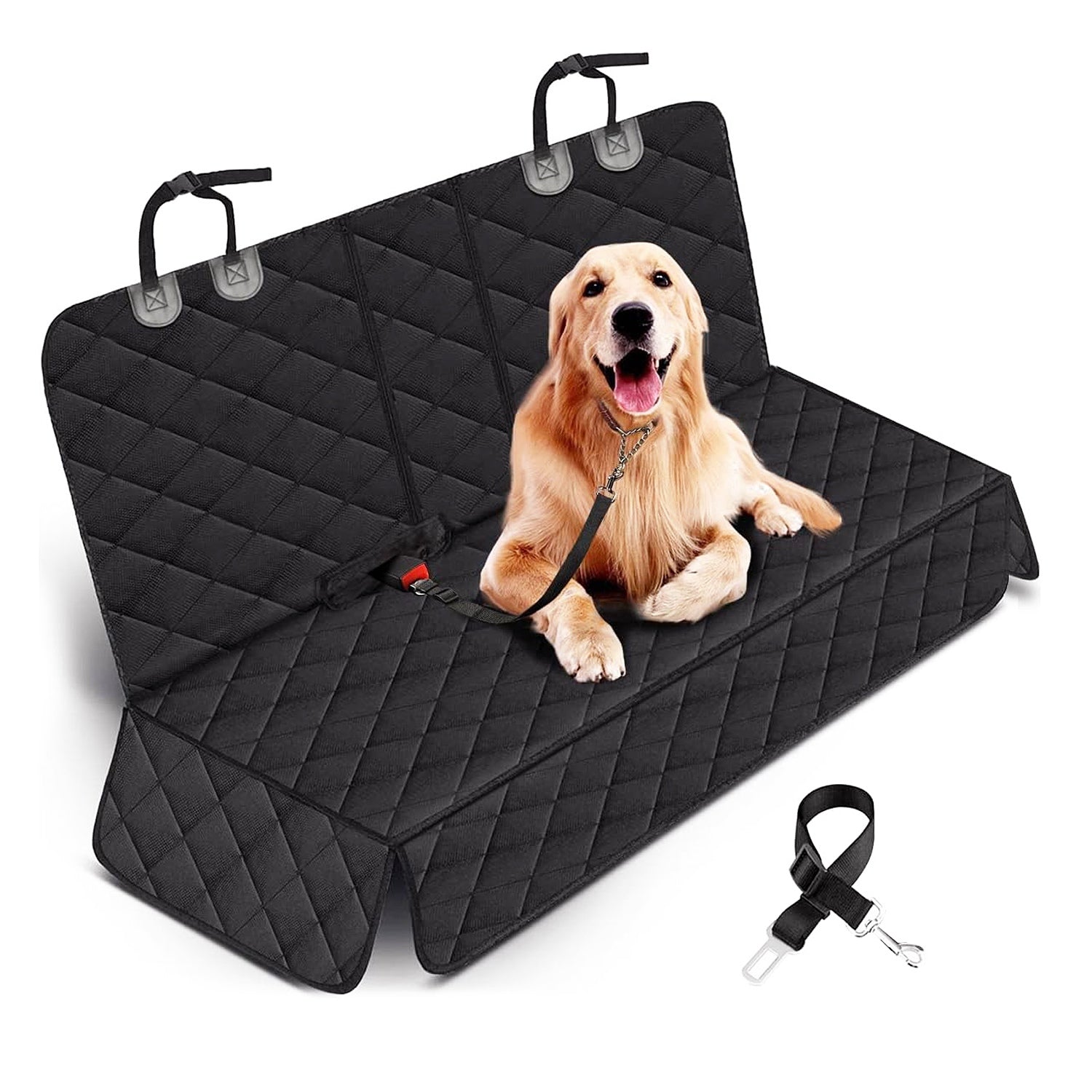 Dog car seat cover — Black