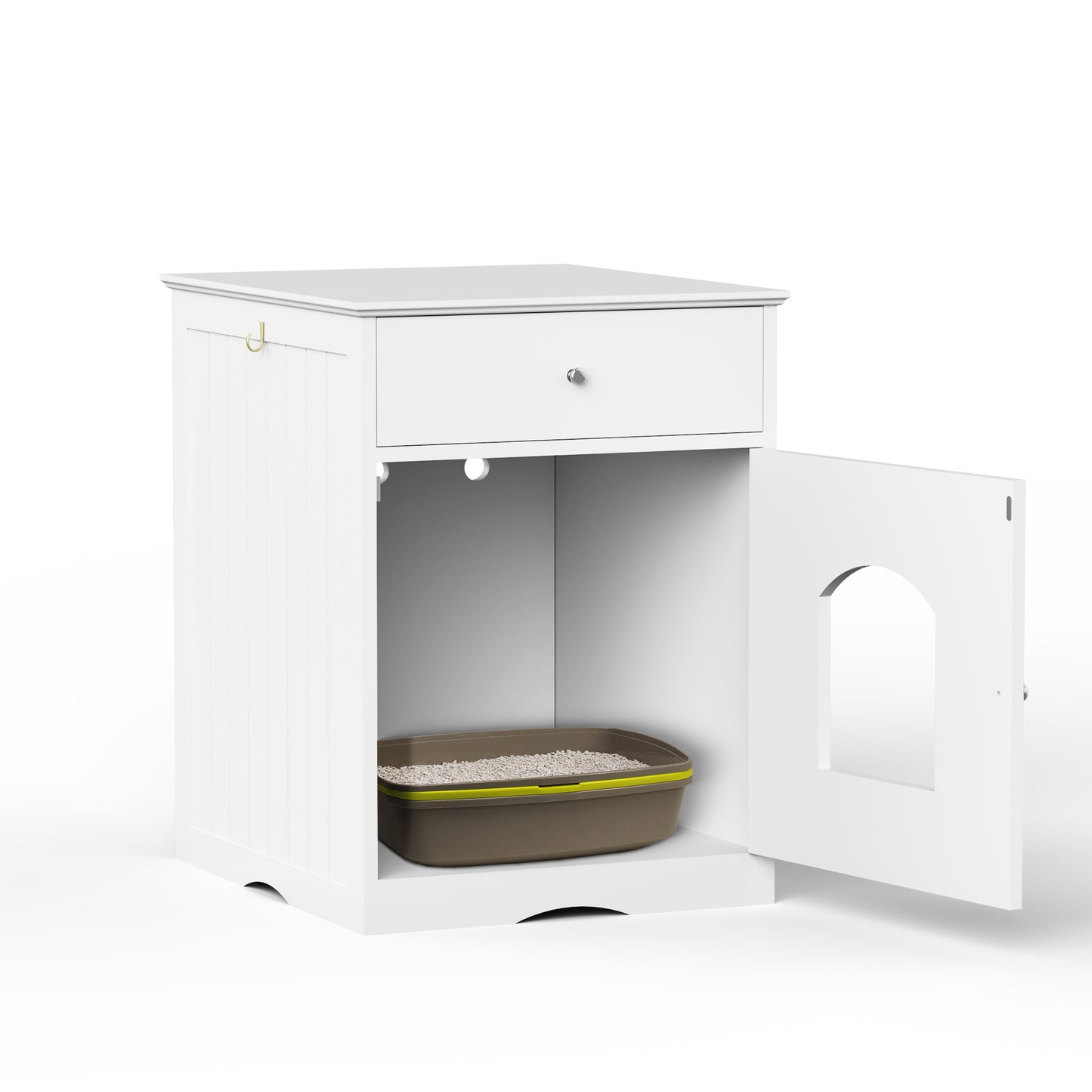 Amorea gallery 2026-07-14:9:litter-box-enclosure — White