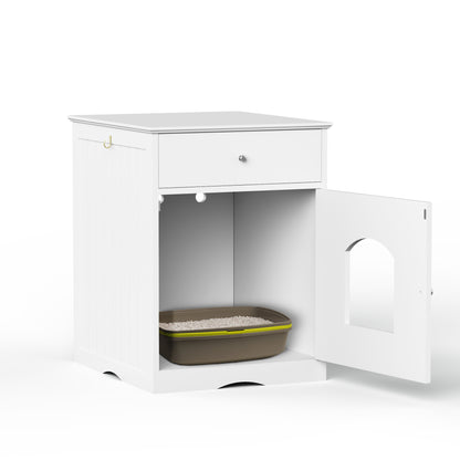 Amorea gallery 2026-07-14:9:litter-box-enclosure — White