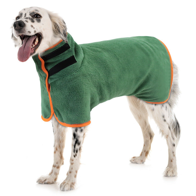 Microfiber Dog Drying Coat for Baths & Rain — supplier view 5
