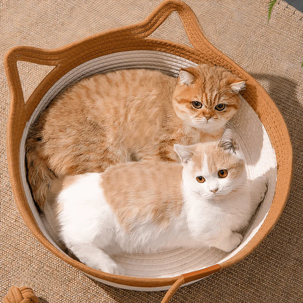 Woven Cat Basket Bed by Amorea — product image 6